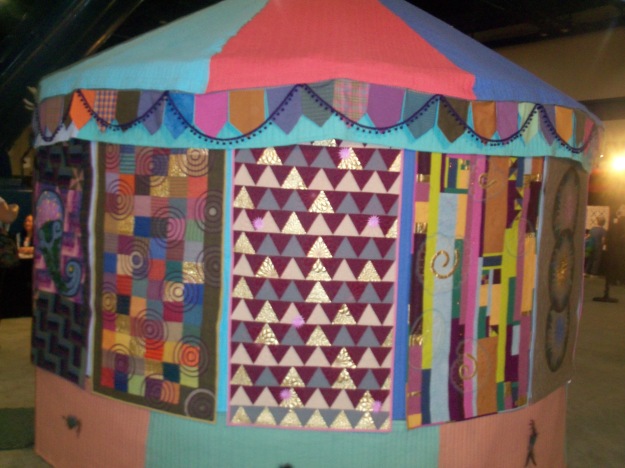 A quilted Yurt